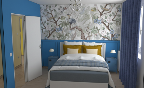 Création d&rsquo;une chambre parentale et dressing