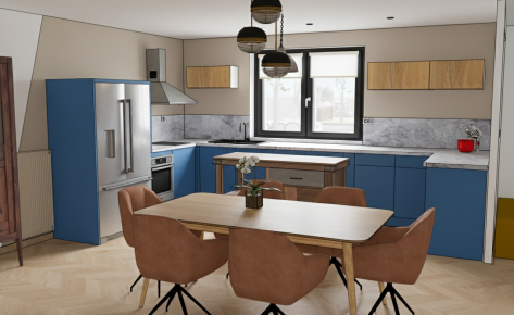 Création d’une cuisine ouverte